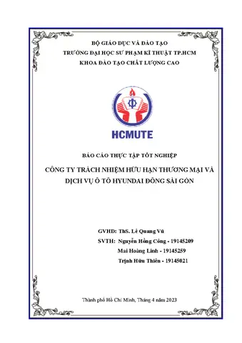 Bao Cao Thuc Tap Oto Toyota Dong Sai Gon Bao Cao Thuc Tap Oto Toyota Dong Sai Gon