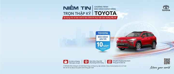 Bảo Dưỡng Toyota 100000 Km Miễn Phí Công Tmv