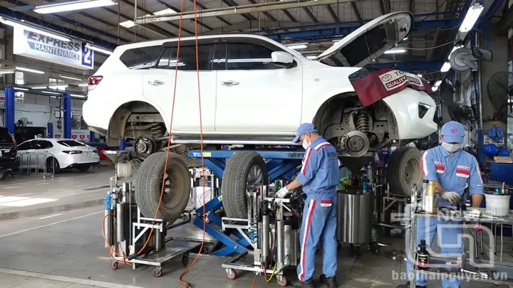 Bao Duong Xe Toyota Thai Nguyen