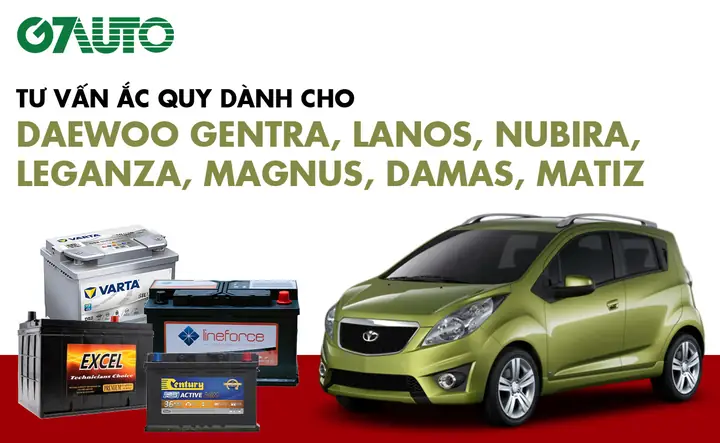 Bình Ắc Quy Lắp Cho Xe Toyota Và Daewoo Bình Ắc Quy Lắp Cho Xe Toyota Và Daewoo