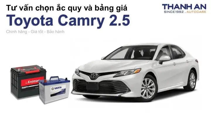 Bình Ắc Quy Xe Toyota Camry