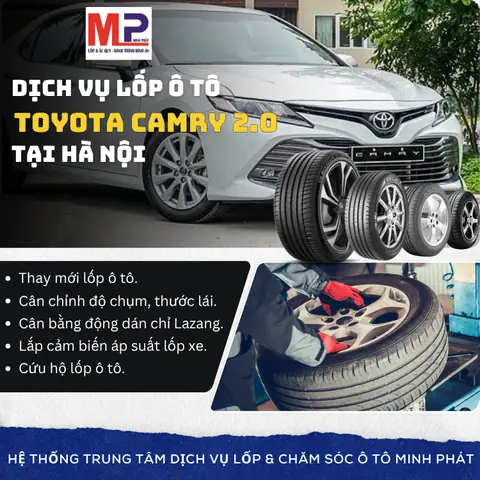 Bơm Lớp Xe Ôtô Toyota Camry 2.0