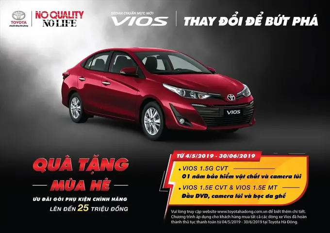 Các Chương Trình Khuyến Mãi Của Toyota 2019