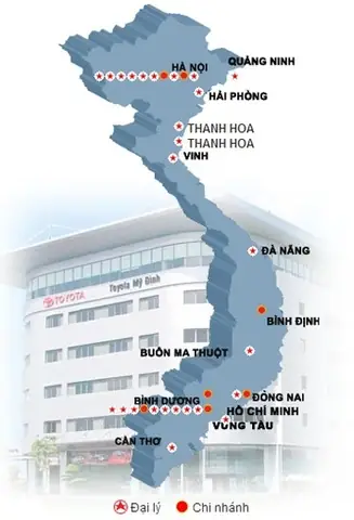 Các Đại Lý Toyota Tại Việt Nam