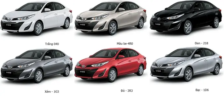 Các Dòng Xe Của Toyota Vios