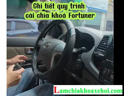 Cách Cài Thêm Chìa Cho Toyota Fortuner Cách Cài Thêm Chìa Cho Toyota Fortuner