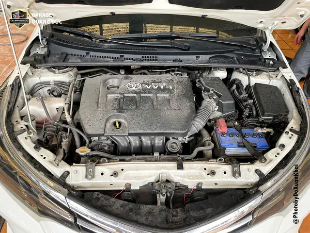 Cach Rữa Khoang Máy Toyota Vios