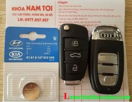 Cách Thay Pin Chìa Khoá Ô Tô Toyota