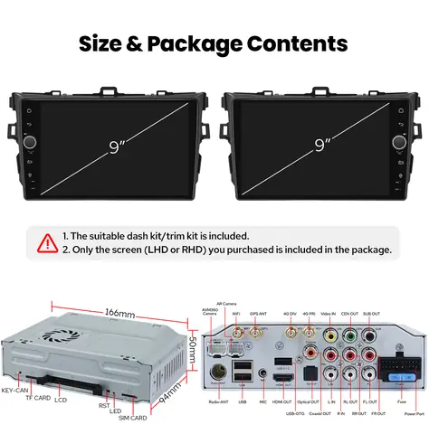 Car Video Rear View Monitors Cameras & Kits For Toyota