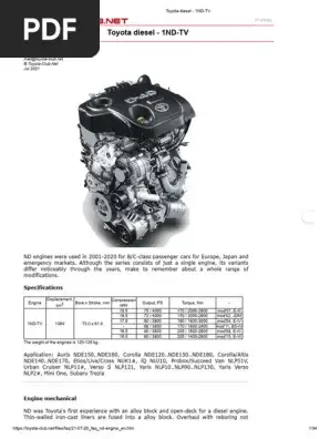 Catalogue Toyota Yaris 2001 1nd-tv Pdf