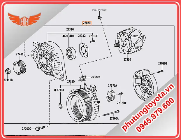 Cấu Tạo Máy Phát Điện Toyota Cấu Tạo Máy Phát Điện Toyota