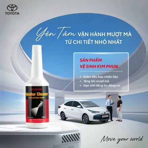 Chai Vệ Sinh Kim Phun Toyota