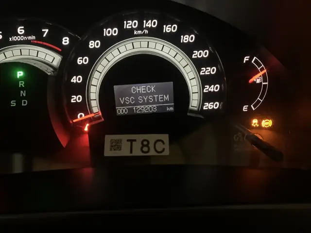 Check Vsc System Toyota Camry 2008