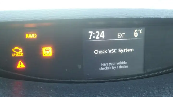Check Vsc System Toyota Venza 2009