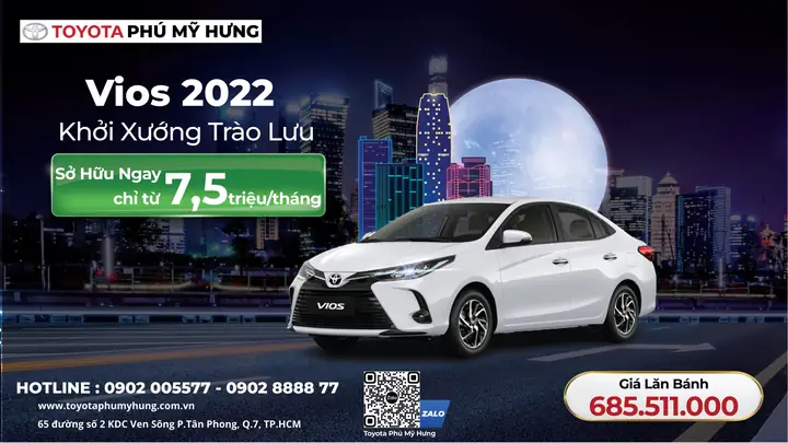 Chỉ Cần Đưa Trước 77 Triệu Có Ngay Toyota Vios