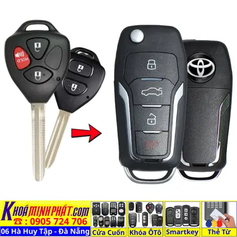 Chia Khoa Do Gap Toyota Altis 3 Nut