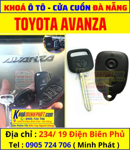 Chìa Khóa O Tô Toyota Avanza 2019