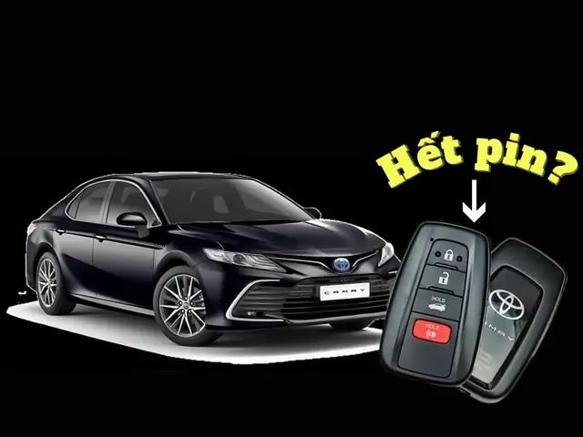 Chia Khoa Xe Toyota Het Pin