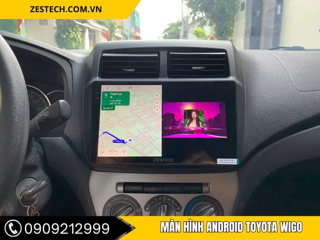 Chia Sẽ Màn Hình Với Toyota Wigo
