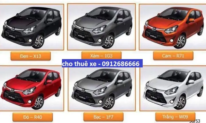 Cho Thuê Xe Toyota Wigo Tự Lái