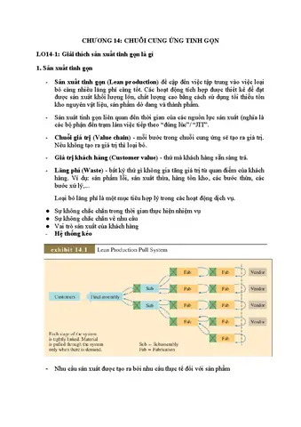 Chuỗi Cung Ứng Tinh Gọn Của Toyota
