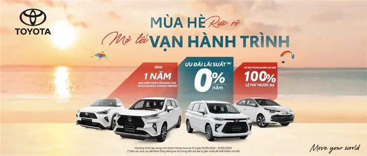 Chuong Trình Khuyến Mại Của Toyota Tháng 5