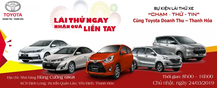 Chương Trình Lái Thử Xe Toyota 2019