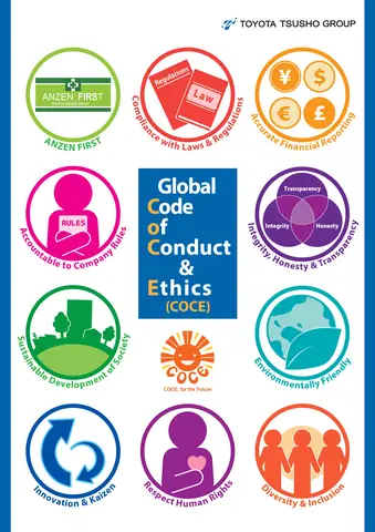 Code Of Conduct In Toyota Tsusho Code Of Conduct In Toyota Tsusho