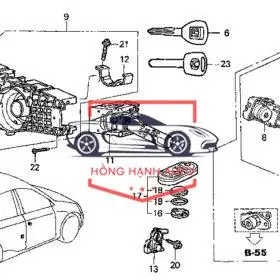 Công Tắc Đèn Xe Toyota Innova 2015