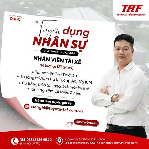 Công Ty Tài Chính Toyota Tuyển Dụng Hcm