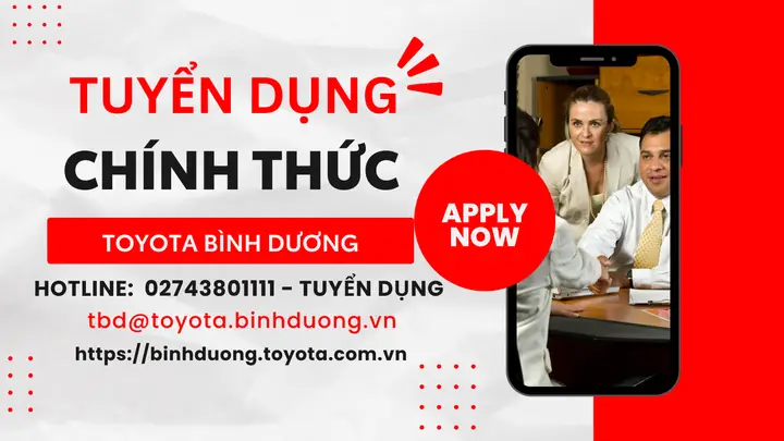 Công Ty Toyota Bình Dương Tuyển Dụng