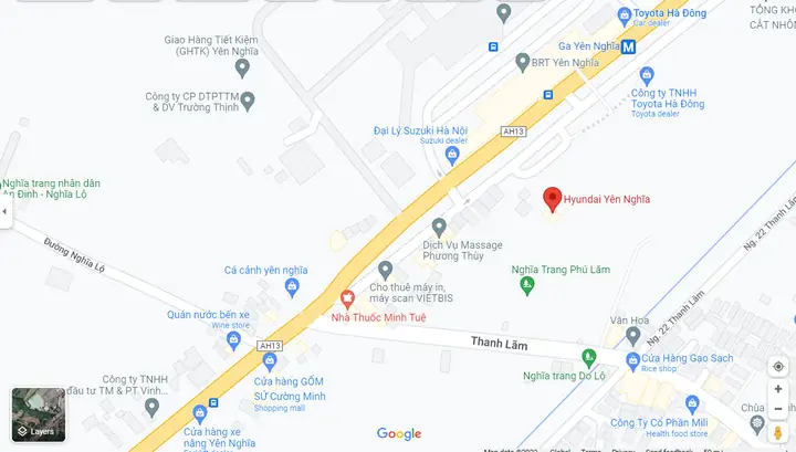 Công Ty Toyota Hà Đông Maps
