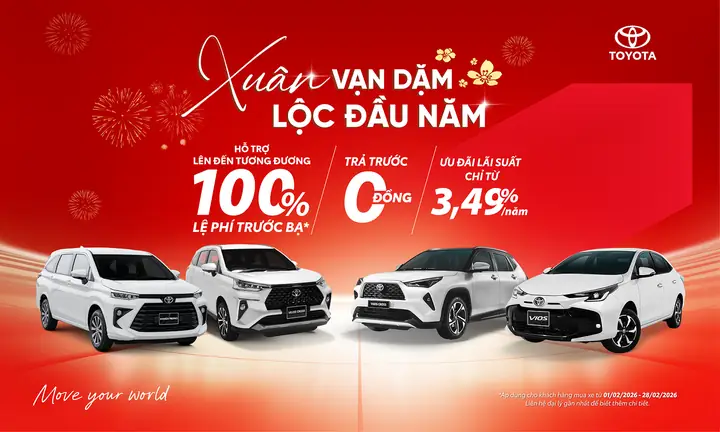 Công Ty Toyota Tặng Đà Nẵng 100 Xe