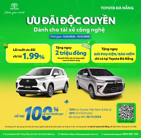 Công Ty Toyota Tặng Đà Nẵng 100 Xe