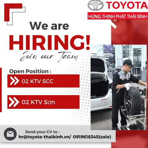 Công Ty Toyota Tiền Hải Thái Bình Tuyển Dụng Công Ty Toyota Tiền Hải Thái Bình Tuyển Dụng