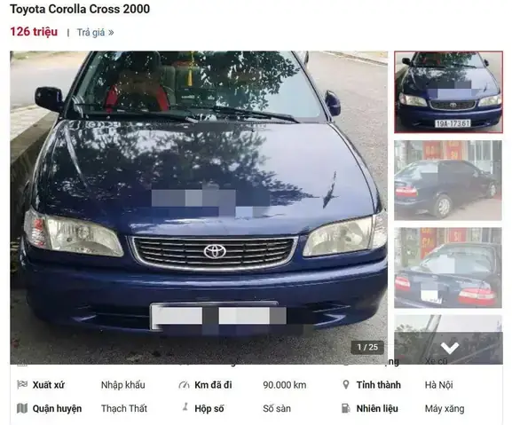 Danh Gia Xe Toyota Corolla 2000 Danh Gia Xe Toyota Corolla 2000