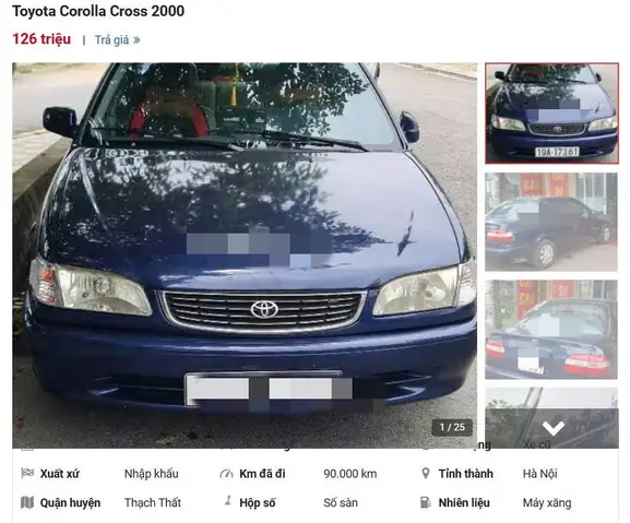 Danh Gia Xe Toyota Corolla 2000 Danh Gia Xe Toyota Corolla 2000
