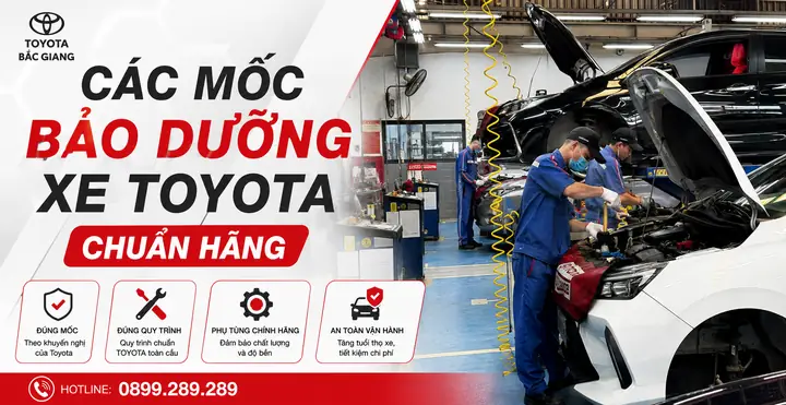 Dđang Ký Bảo Dưỡng Định Kỳ Tại Toyota Bắc Ninh
