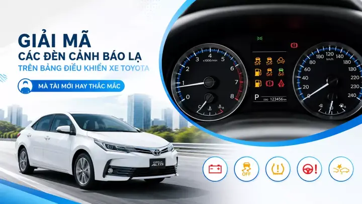 Đèn Cảnh Báo Trên Xe Toyota Hiace