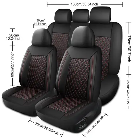 Detailed Dimensions Cm Of Toyota Cars Seats