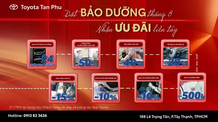 Dịch Vụ Bảo Dưỡng Tại Toyota