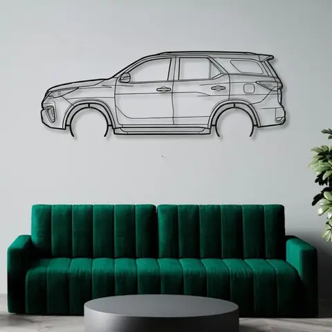 Drawing Toyota Car On The Wall