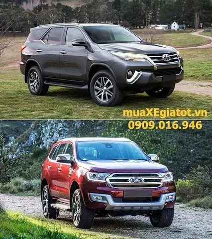 Ford Everest 2019 Vs Toyota Fortuner 2019