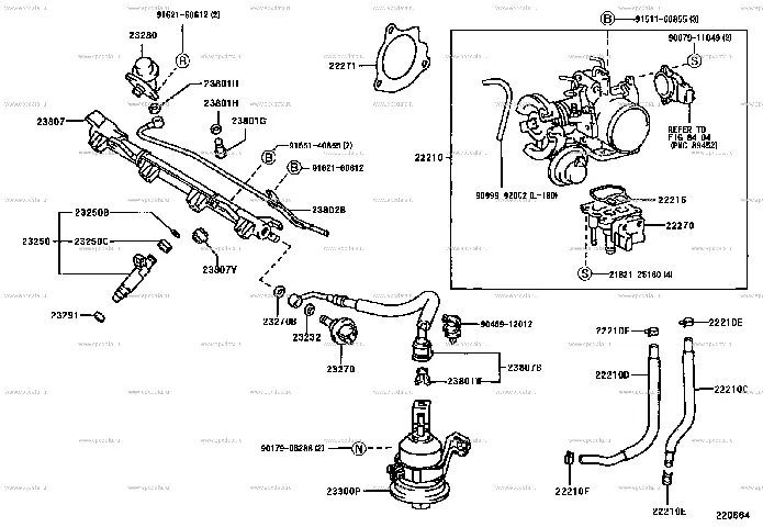 Gasoline Injection System On Toyota 3sfe