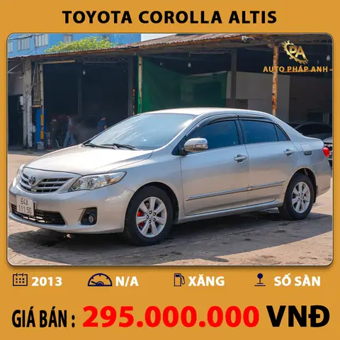 Gia Ban Xe Toyota Altis Doi 2013 Tai Tphcm