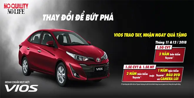 Giá Xe Toyota Tháng 11 2019