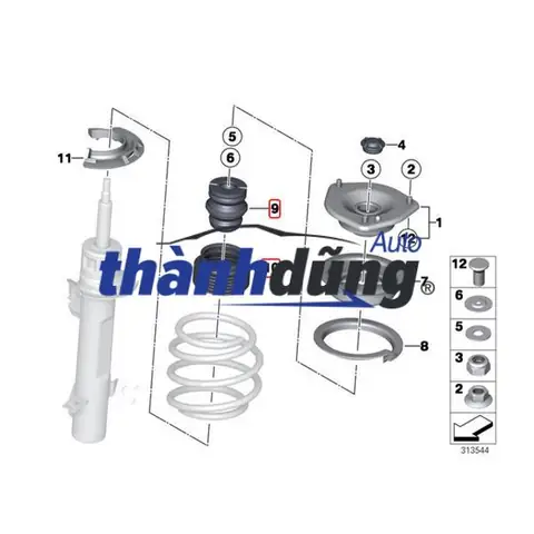 Giảm Xóc Trước Toyota Altis 2011 Giảm Xóc Trước Toyota Altis 2011