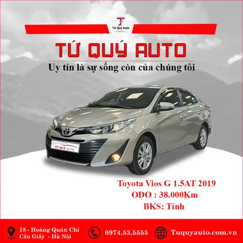 Giới Thiệu Toyota Vios 1.5g Cvt 2019