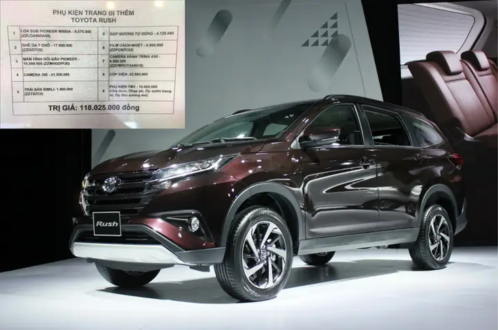 Goi Phu Kien Kem Theo Toyota Rush