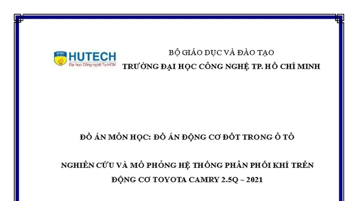Hệ Thống Nhiênn Liệu Động Cơ Xang Toyota 4d